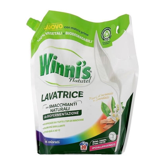 WINNI'S RICARICA ECO LAVATRICE 30 LAVAGGI CAPI COLORATI FIORI ARANCIO E SANDALO