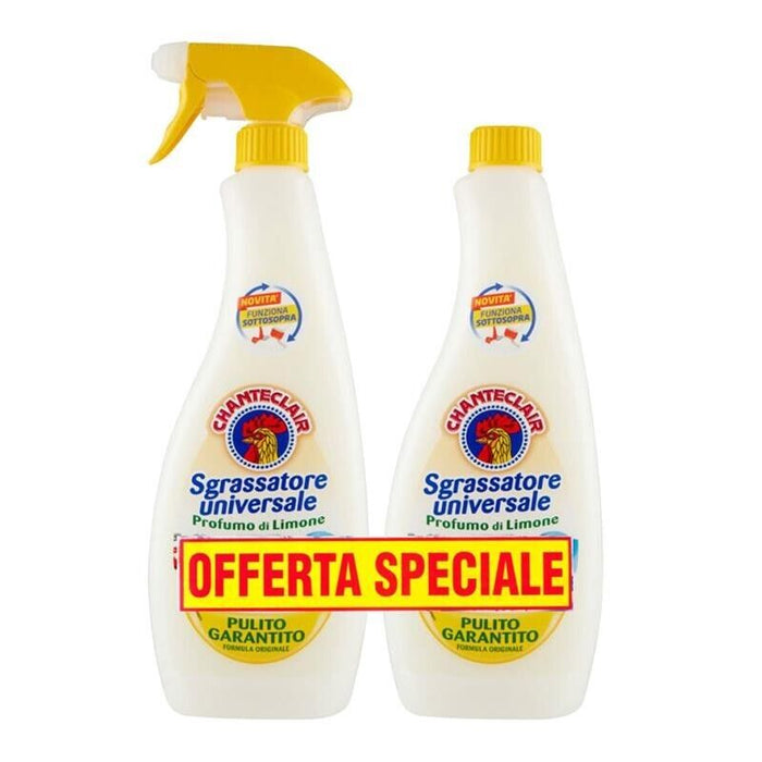 CHANTECLAIR SPRAY SGRASSATORE SET 1 PZ + 1 RICARICA DA 700 ML L'UNO LIMONE
