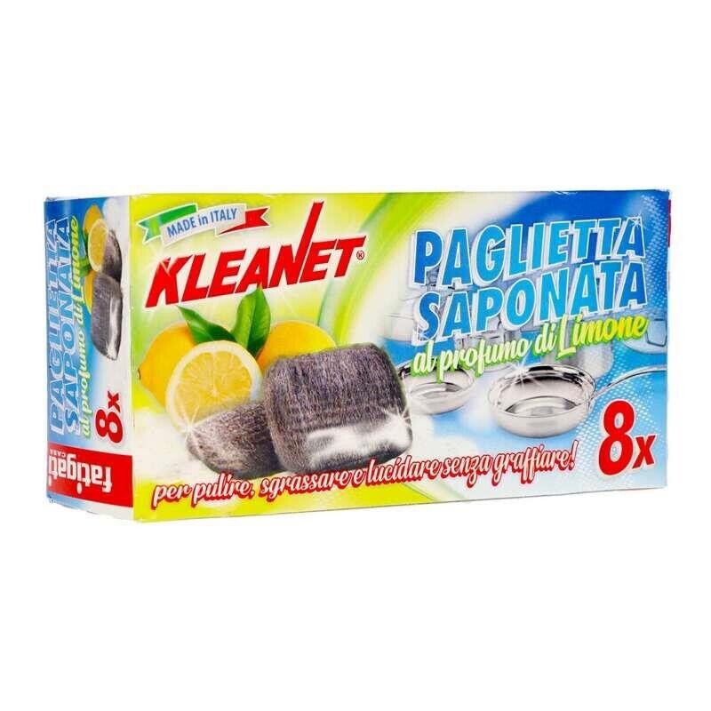 PAGLIETTE SAPONATE AL PROFUMO DI LIMONE 8 PZ ANTIGRAFFIO