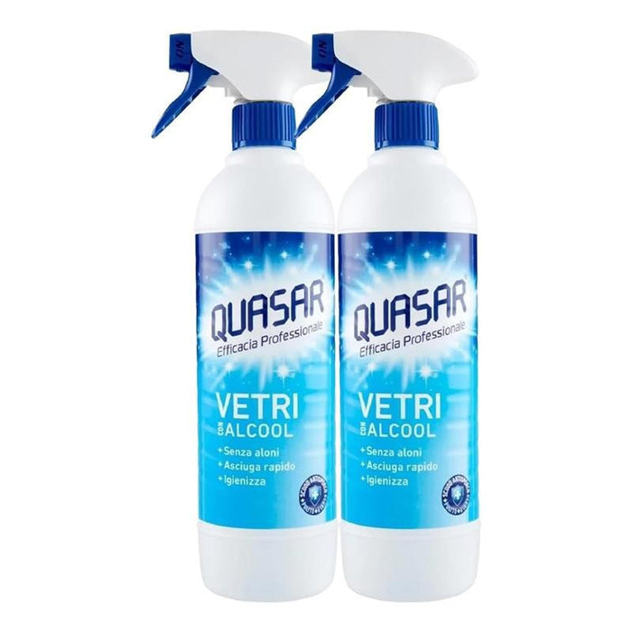 QUASAR SPRAY PER VETRI BIPACCO 2X580ML SPRAY