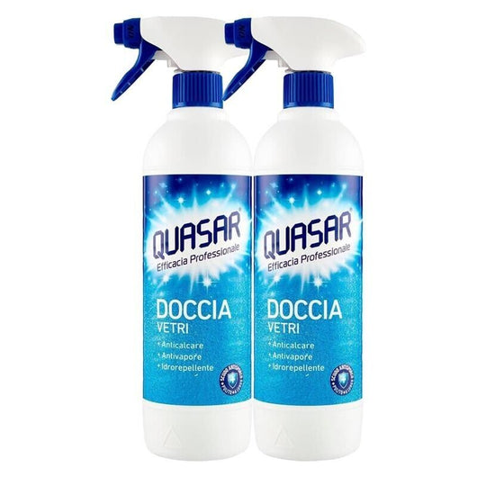 QUASAR SPRAY PER DOCCIA/VETRI BIPACCO 2X580ML SPRAY