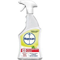NAPISAN SPRAY 3 PZ MULTISUPERFICI LIMONE E MENTA 740 ML L'UNO ELIMINA 99,9% BATTERI PER SUPERFICI A CONTATTO CON ALIMENTI