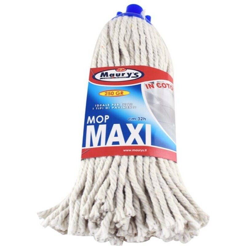 KIT SET 3 PZ MAURY'S MOP MAXI IN COTONE 32CM