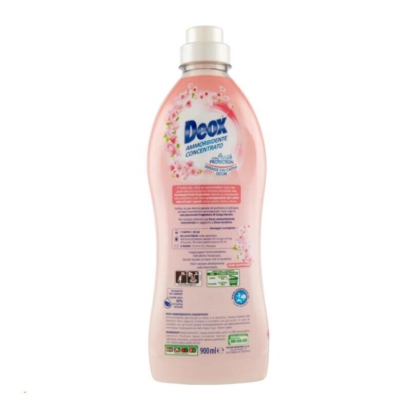DEOX AMMORBIDENTE CONCENTRATO LAVATRICE FIORI GIAPPONESI 45 LAVAGGI 900 ML