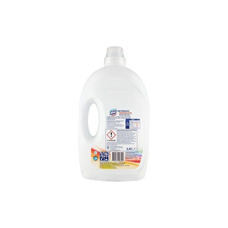 LYSOFORM LIQUIDO LAVATRICE 54 LAVAGGI DELICATO SUI COLORI 2,43L