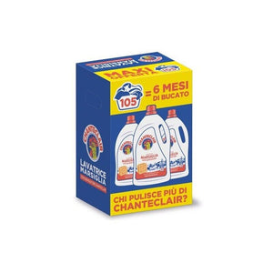 CHANTECLAIR LIQUIDO LAVATRICE TRIPACCO 35 LAVAGGI 1575 ML PACCO 6 MESI DI BUCATO MARSIGLIA