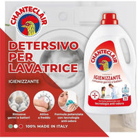CHANTECLAIR LIQUIDO LAVATRICE TRIPACCO 35 LAVAGGI 1575 ML PACCO 6 MESI DI BUCATO
