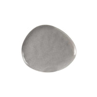 SET 6 PIATTI PIANI IN CERAMICA DA 30 CM IN COLORE GRIGIO AD EFFETTO MARMO