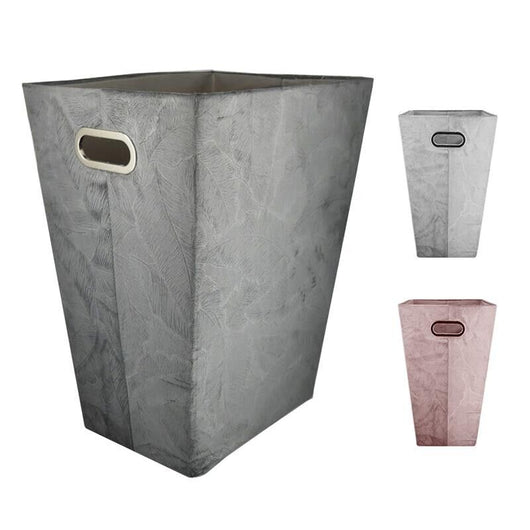 PORTABIANCHERIA LUX PIEGHEVOLE CON MANIGLIE 40X30X50H CM IN VLETTUNO FANTASIA FOGLIE ESOTICHE COLORI ASSORTITI