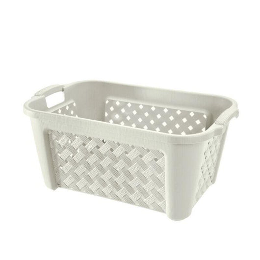 PORTA BIANCHERIA ARIANNA DA 35LT IN COLORE ANGORA 37.5X27.5X H47 CM