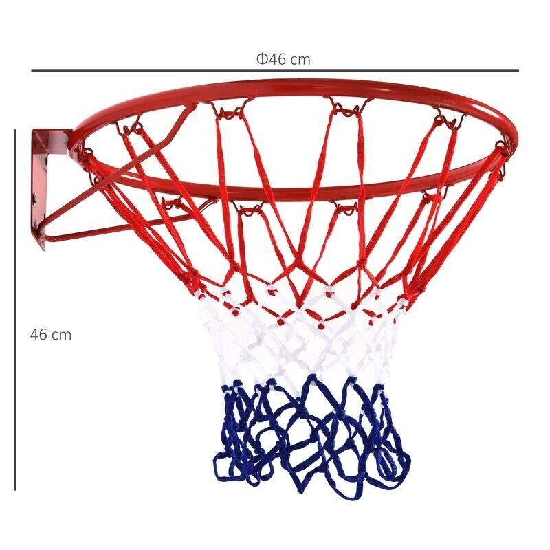 RETE CERCHIO DA BASKET CERCHIO IN METALLO RETE IN NYLON 46 CM