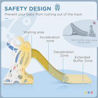 SCIVOLO PER BAMBINI 18-36 MESI IN PE E PP CON SCALE ANTISCIVOLO 157 X 46.5X80 CM