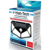 HIGH-TECH LUCE SOLARE CON SENSORE DI MOVIMENTO 100 LED LUCE FREDDA