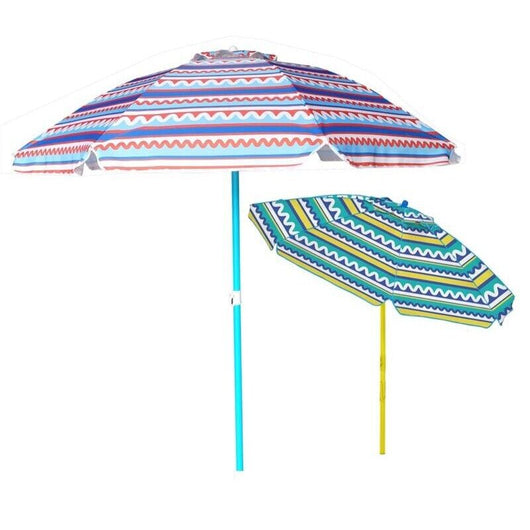 OMBRELLONE SIRACUSA CM 200 H A FASNTASIA E IN COLORAZIONE ASSORTITA