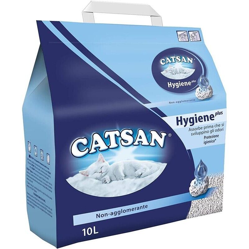 CATSAN LETTIERA PER GATTI HYGIENE PLUS NON AGGLOMERANTE 10LT OKX