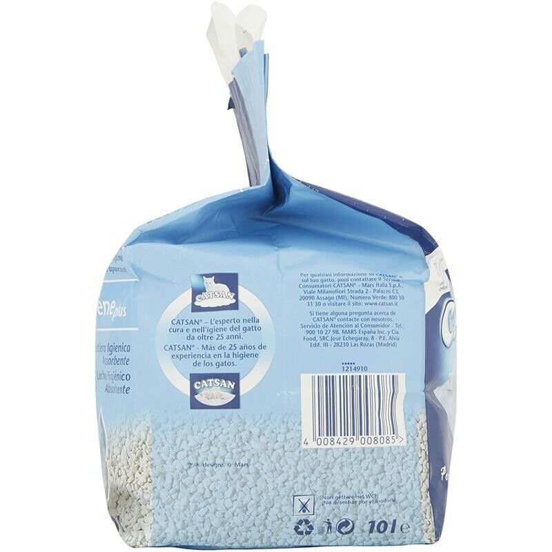 CATSAN LETTIERA PER GATTI HYGIENE PLUS NON AGGLOMERANTE 10LT OKX