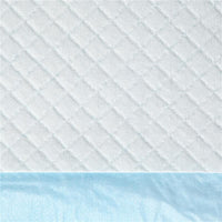 SET 100 TAPPETINI IGIENICI PER CANI A 6 STRATI IN TESSUTO NON TESSUTO, CARTA E PE, 45X30 CM, BLU E BIANCO