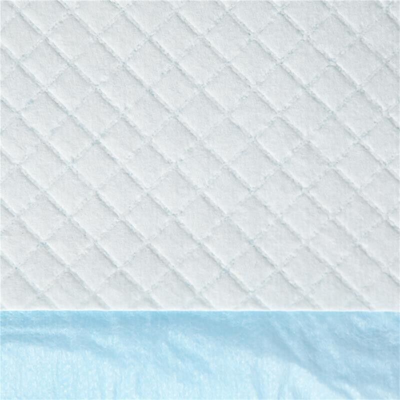 SET 100 TAPPETINI IGIENICI PER CANI A 6 STRATI IN TESSUTO NON TESSUTO, CARTA E PE, 45X60 CM, BLU E BIANCO