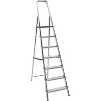 SCALA PIUMA 7 GRADINI IN ALLUMINIO CON PORTATA 100KG