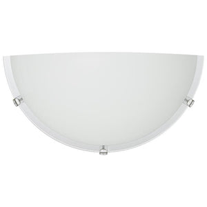 DYLAN APPLIQUE 1XE27 LASTRA IN VETRO BIANCO LUCIDO SERIGRAFATO 220/240V - 50 HZ OKX