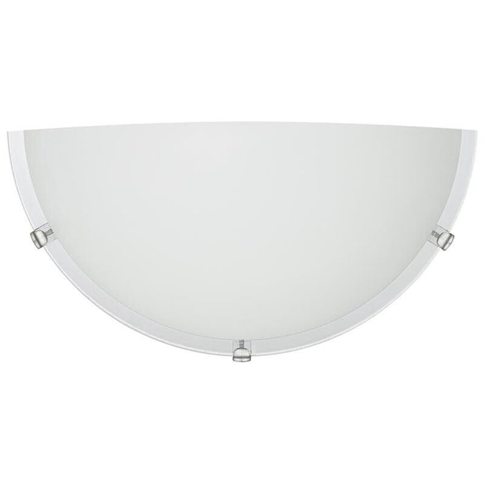 DYLAN APPLIQUE 1XE27 LASTRA IN VETRO BIANCO LUCIDO SERIGRAFATO 220/240V - 50 HZ OKX