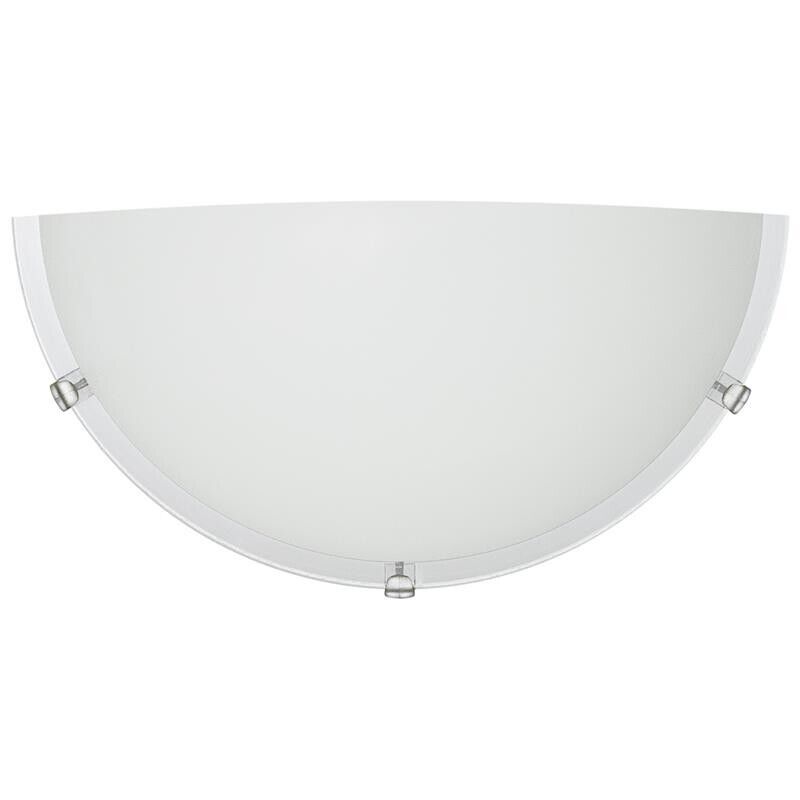 DYLAN APPLIQUE 1XE27 LASTRA IN VETRO BIANCO LUCIDO SERIGRAFATO 220/240V - 50 HZ OKX