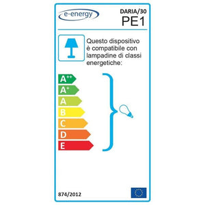 APPLIQUE DARIA 1XE27 GANCI CROMO VETRO LASTRA BIANCO DECORATO CERCHI Ø30-H.15-P.10 CM OKX