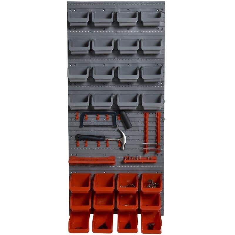 CONTENITORE PORTAUTENSILE CON SCATOLE REGOLABILI RIMOVIBILE MONTAGGIO A MURO 44P