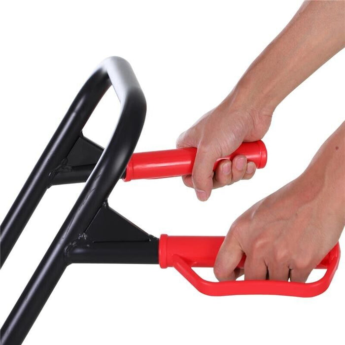 CARRELLO PORTAPACCHI CARICHI PESANTI PIEGHEVOLE IN METALLO CON 6 RUOTE PER SCALE CARICO MASSIMO 150KG