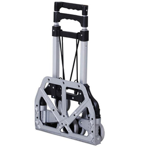 CARRELLO PORTAPACCHI PIEGHEVOLE IN ALLUMINIO CON 6 RUOTE PER SCALE CARICO 70KG