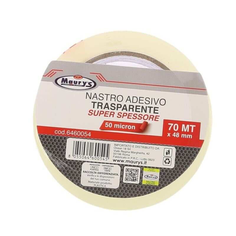 MAURY'S NASTRO TRASPARENTE 70MTX48MM 50MICRON