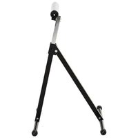 CAVALLETTO A RULLO AD ALTEZZA REGOLABILE IN METALLO, DESIGN PIEGHEVOLE E SALVASPAZIO, 44X50X68-110 CM