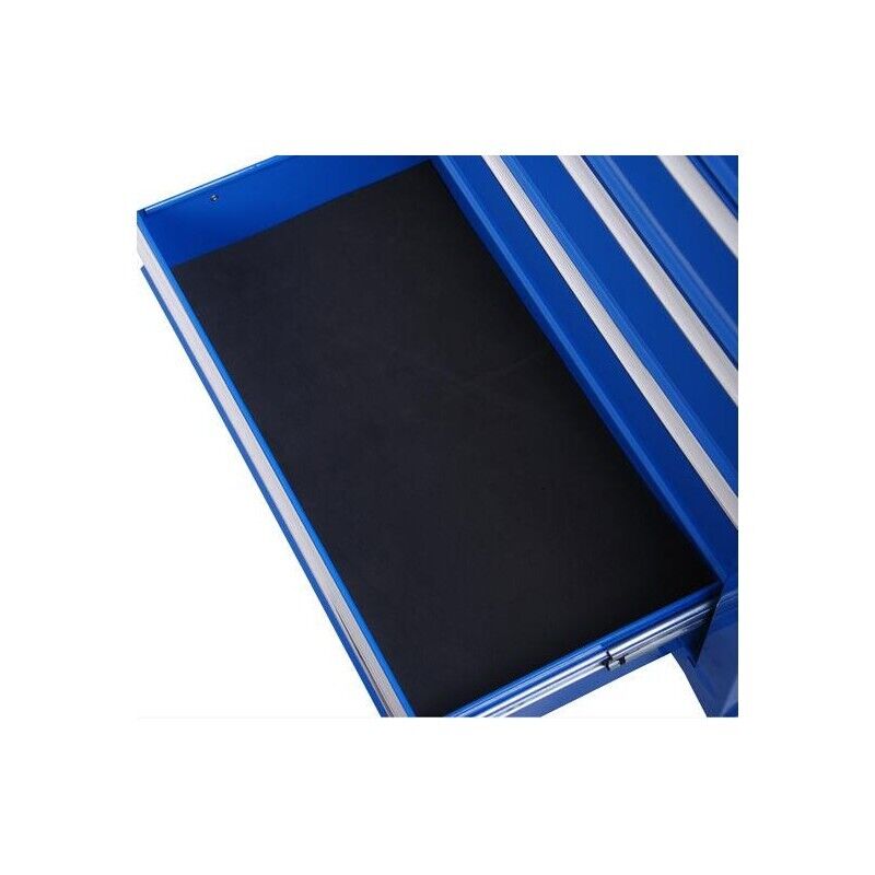 CARRELLO DA OFFICINA CON 5 CASSETTI PORTAUTENSILI DA LAVORO 67.5X33X77CM