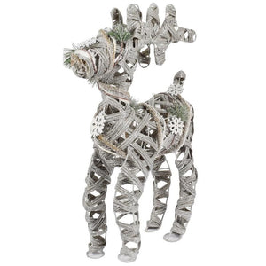 MAURY'S RENNA DI NATALE IN LEGNO 50 CM LINEA WOODY XMAS