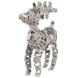 MAURY'S RENNA DI NATALE IN LEGNO 50 CM LINEA WOODY XMAS