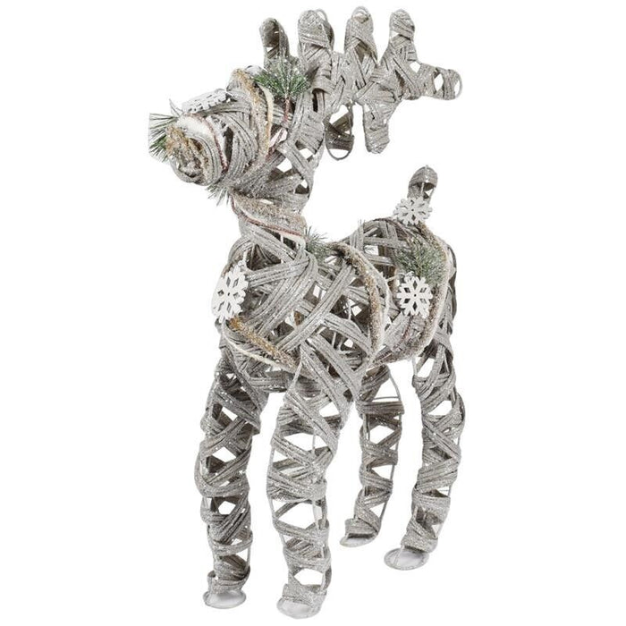 MAURY'S RENNA DI NATALE IN LEGNO 50 CM LINEA WOODY XMAS