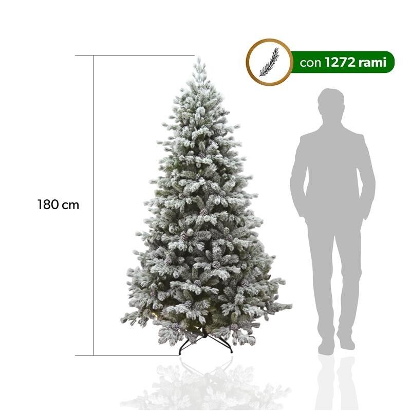 MAURY'S MONTE ROSA ALBERO DI NATALE  INNEVATO 180 CM
