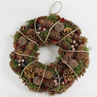 MAURY'S GHIRLANDA DI NATALE DIETRO PORTA 34CM ROPE