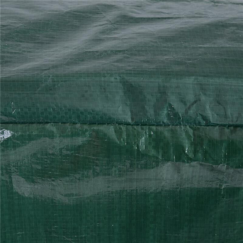 TELO DI COPERTURA PER MOBILI DA ESTERNO IMPERMEABILE ANTI MUFFA CON FISSAGGIO IN PE VERDE 215X155X150CM