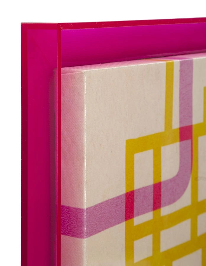 Stampa su Tela Laccatto Modis con Cornice 60x3,3x80 cm in Pino e Tela e Plastica