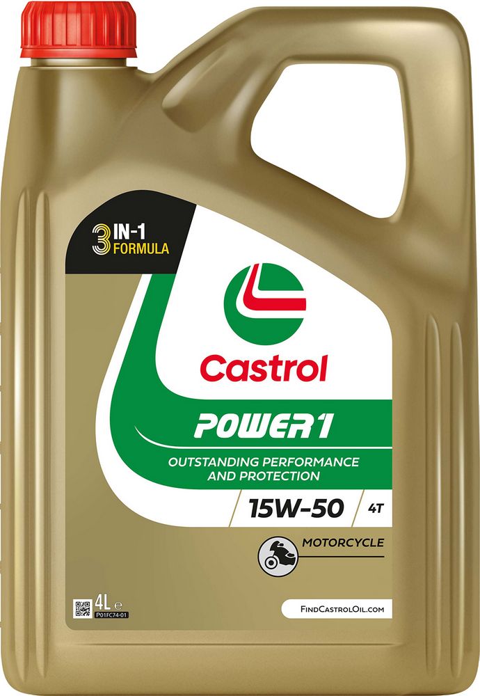 OLIO CASTROL POWER 1 4T 15W-50 4LT
