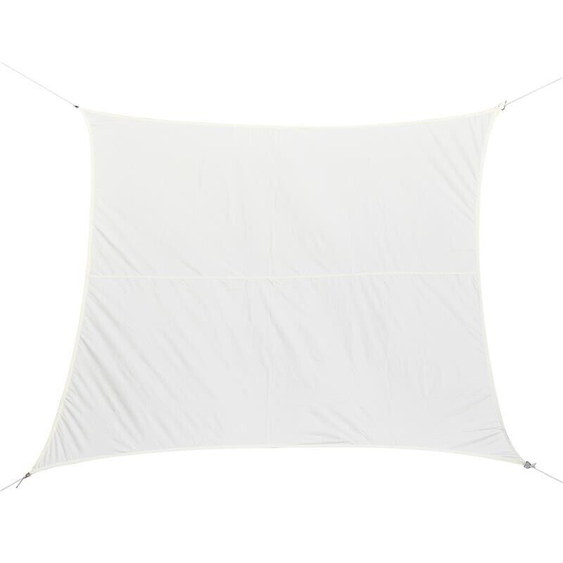 VELA OMBREGGIANTE RETTANGOLARE 3 X 4 MT COLORE BIANCO CREMA