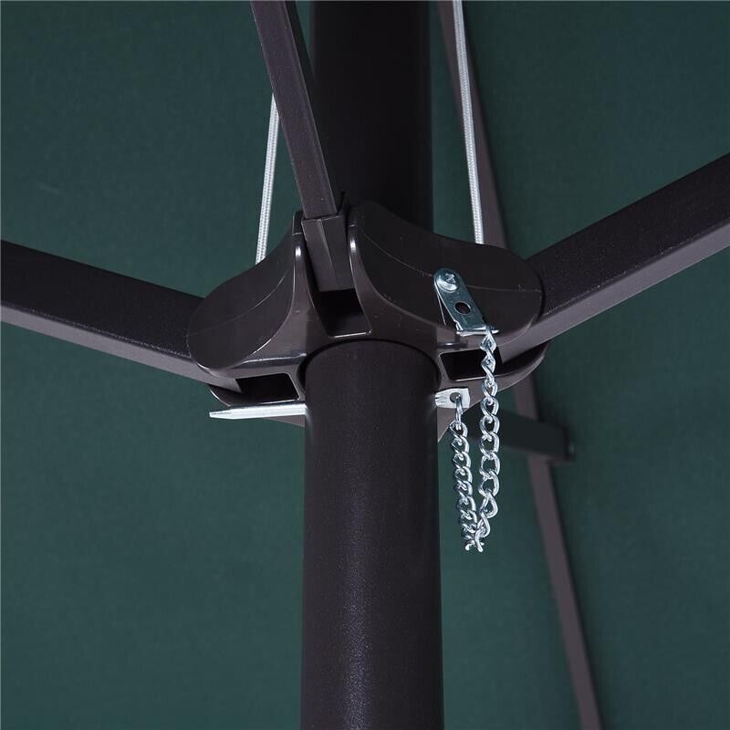 OMBRELLONE DOPPIO TETTUCCIO DA ESTERNO 460 X 270 X 240 VERDE