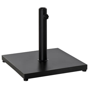 BASE PER OMBRELLONE QUADRATA DA 18KG 45X45X39CM COLORE NERO