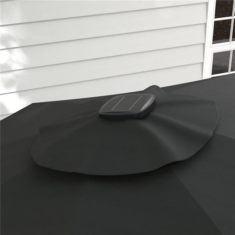 OMBRELLONE A BRACCIO PER ESTERNO CON LUCI A LED E ANGOLO REGOLABILE, IN ALLUMINIO E POLIESTERE Ø3X2.5 M, GRIGIO