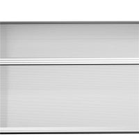 TETTOIA MODERNA IN POLICARBONATO, ALLUMINIO E PP PER BALCONI, FINESTRE E PORTE, 110X60X18 CM