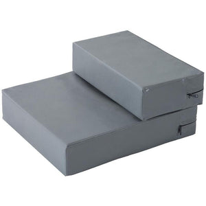 SCALETTA PER CANI MATERASSINO 2 IN 1 IN PU E GOMMAPIUMA 45X39X20CM GRIGIO