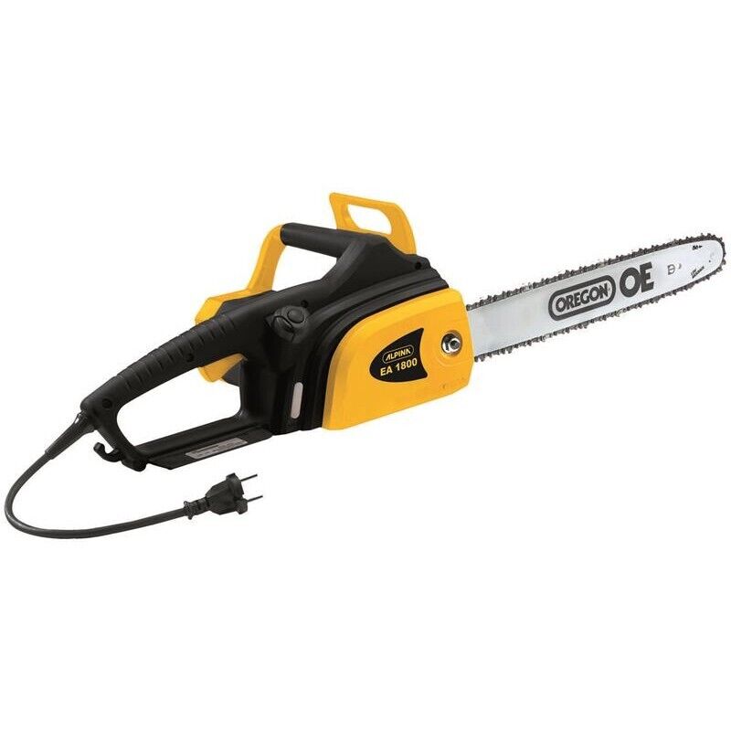 ALPINA ELETTROSEGA POTENZA 1800W LAMA CM.35 CON INTERRUTTORE DI SICUREZZA USATO COME NUOVO