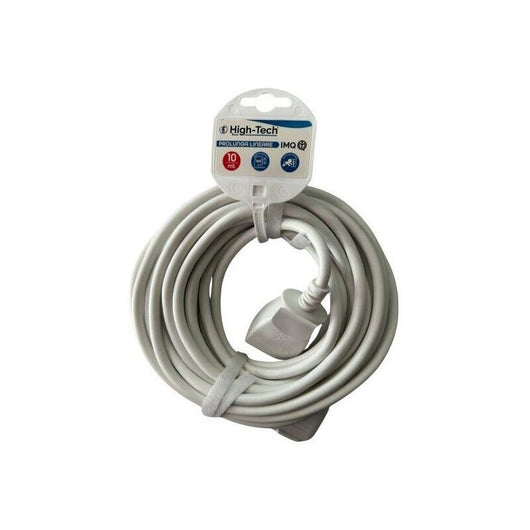 HIGH-TECH PROLUNGA 10MT - 16A 2P+T PRESA P11 BIP 10/16A C/PROTEZIONE BAMBINI BIANCA MATERIALE ELETTRICO