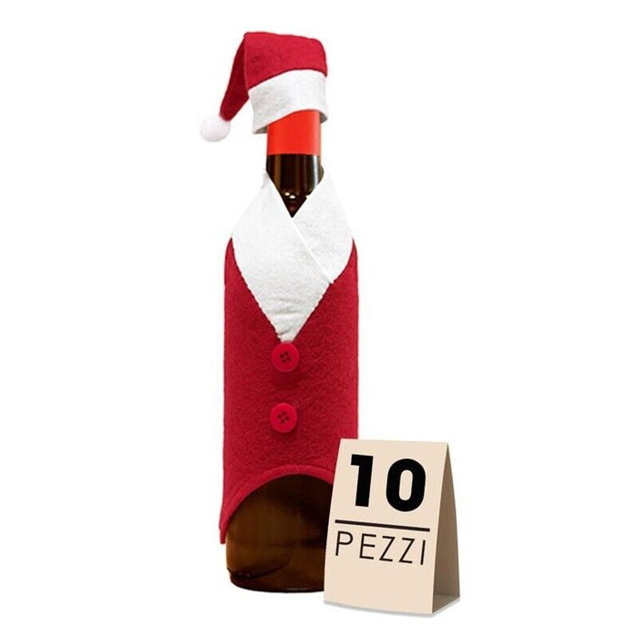 MAURY'S SET 10  PORTABOTTIGLIA CON VESTITO NATALIZIO